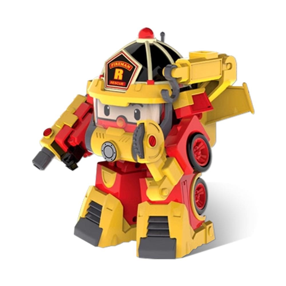Pacote de ação Robocar POLI Roy como bombeiro