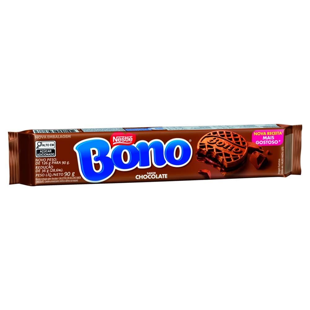 Biscoito Bono Sabor Chocolate 90g