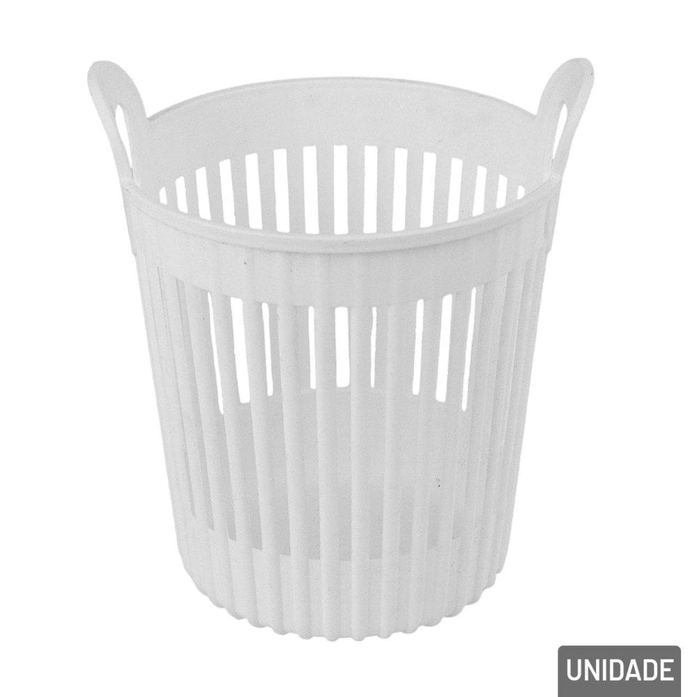 Organizador Multiuso Plástico 13,5x11,5m Branco - Tudo em Caixa