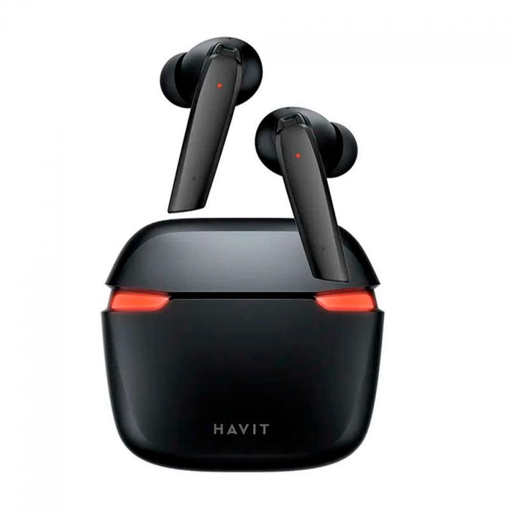 Fone de Ouvido Bluetooth Intra-Auricular Havit TW929 Pro - Microfone - TWS - Case carregador - Preto