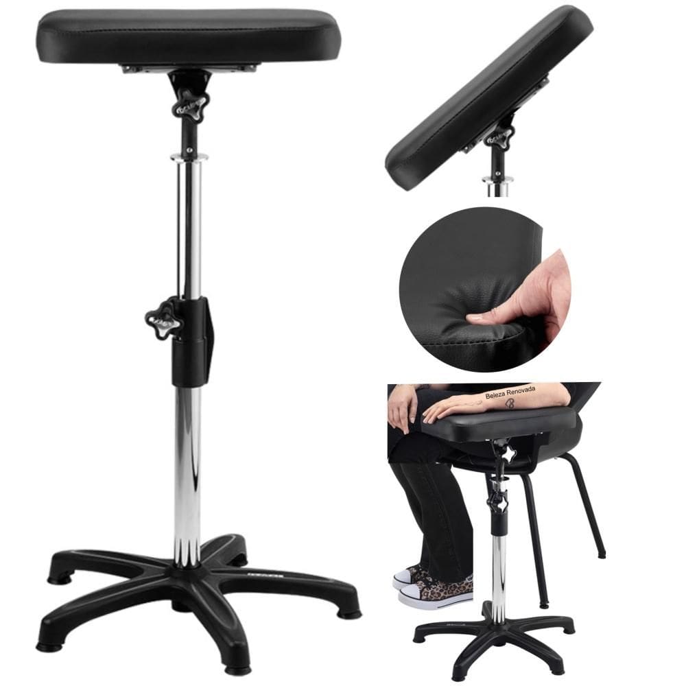 Apoio De Braço E Perna Para Tatuador Revolution Preto