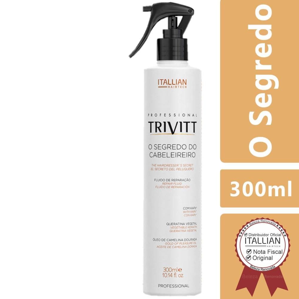 O Segredo Do Cabeleireiro Trivitt Fluido Reconstrutor 300 Ml Seg