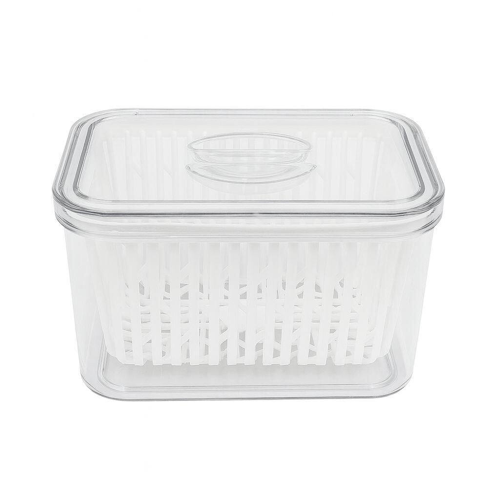 Pote Hermético Com Escorredor Interno e Tampa - Quanhe