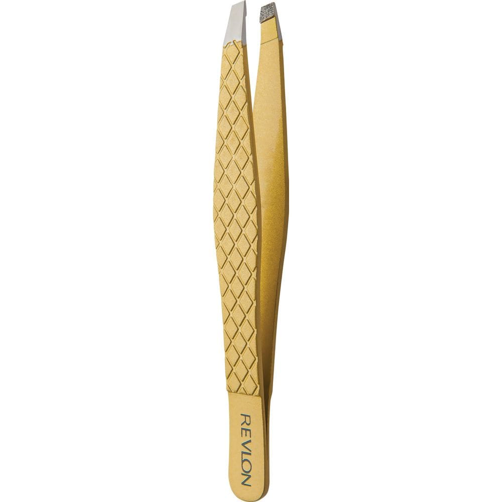 Pinça de depilação Revlon Gold Series Slant Titanium