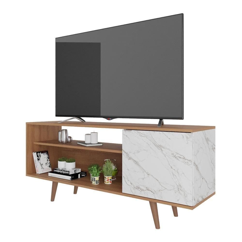 Rack 42” Retrô Com 1 Porta Multimóveis Cr45205