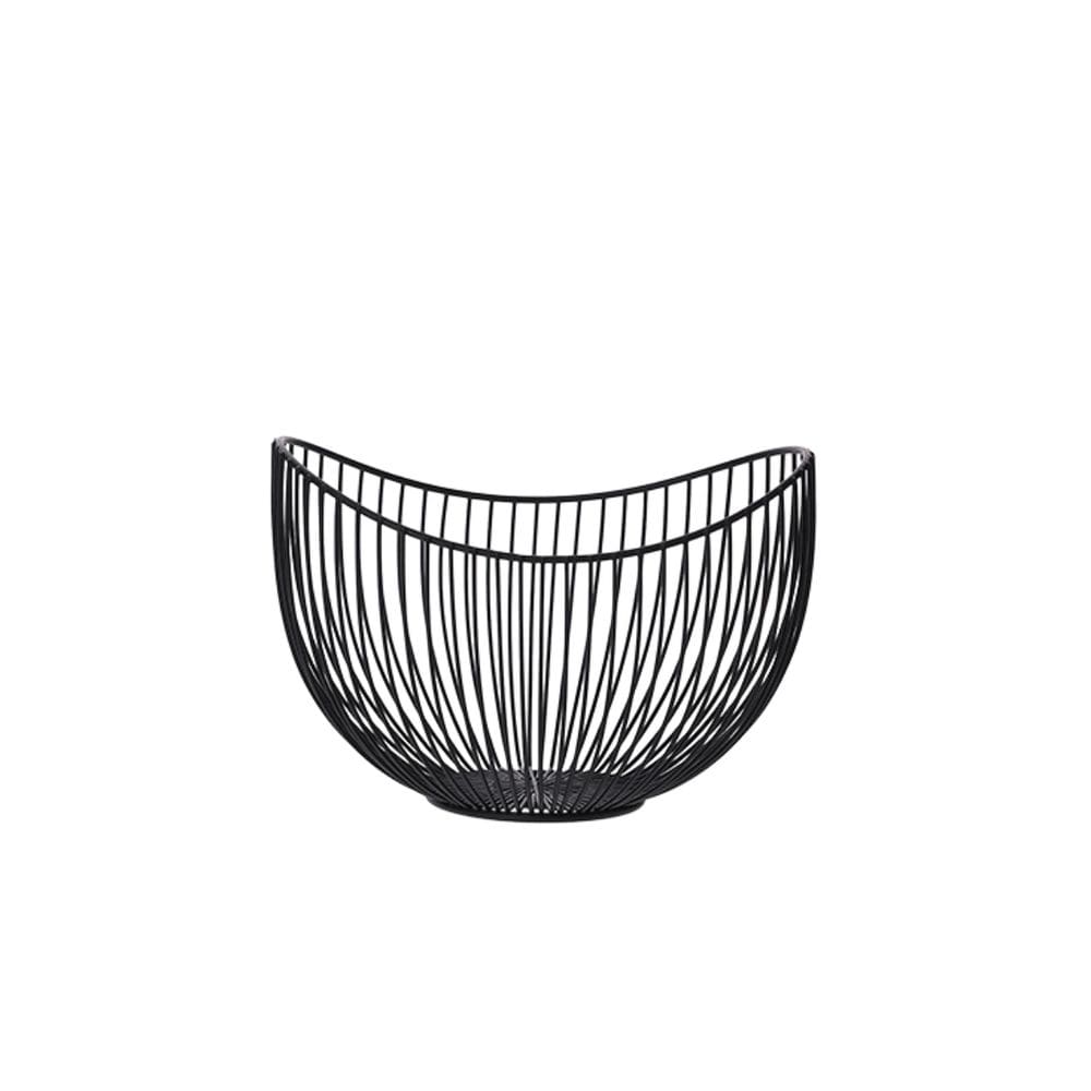 Centro de Mesa Decorativo em Metal Preto 25cm 20718P Mart