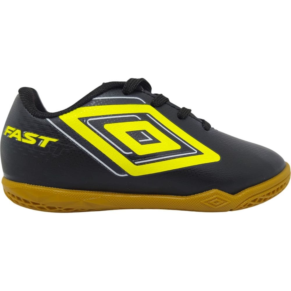 Chuteira Esportiva Infantil  Menino Futebol Salão Treino Jogo Umbro Fast Ii Jr