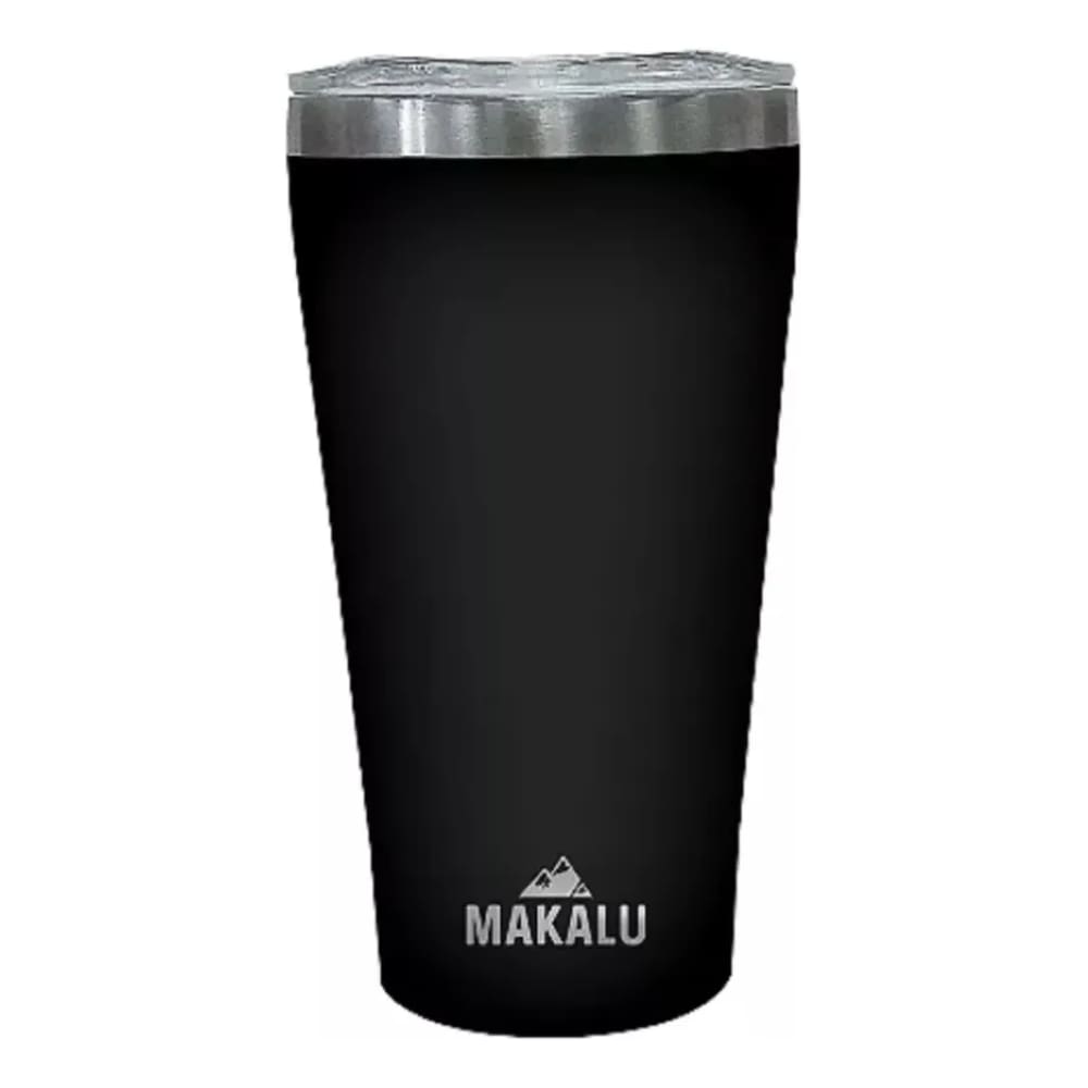 Copo Térmico Makalu Montanha Parede Dupla 420ml Preto