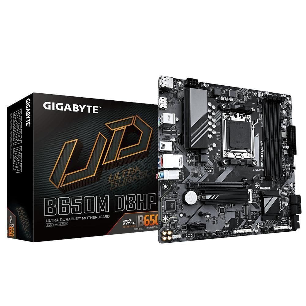 Placa Mãe Gigabyte B650m D3hp - Soquete Am5 - Micro Atx