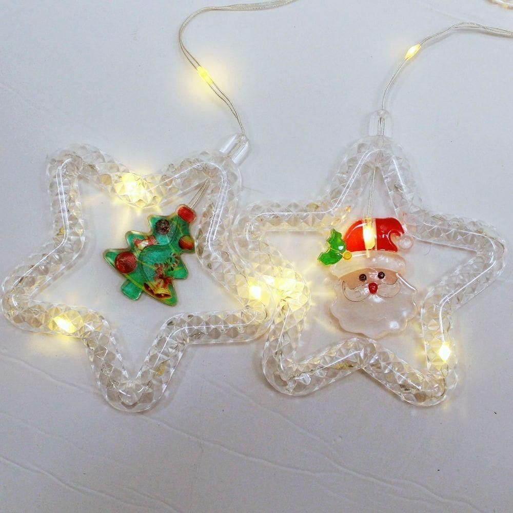 Cascata Pisca Leds Decoração Noel árvore Natal Amarelo De 3m