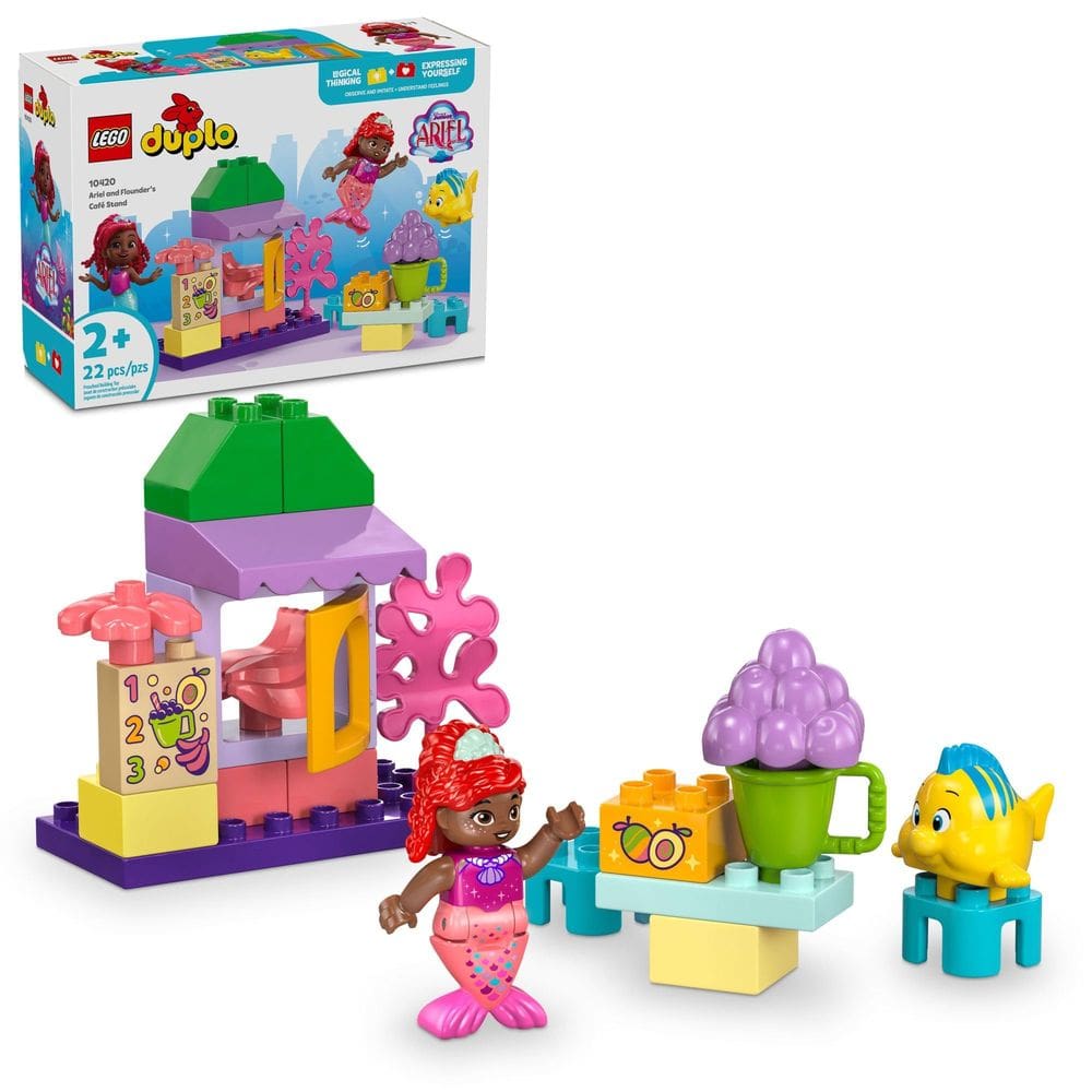 Conjunto de construção LEGO DUPLO Disney Ariel and Flounder`s Café Stand