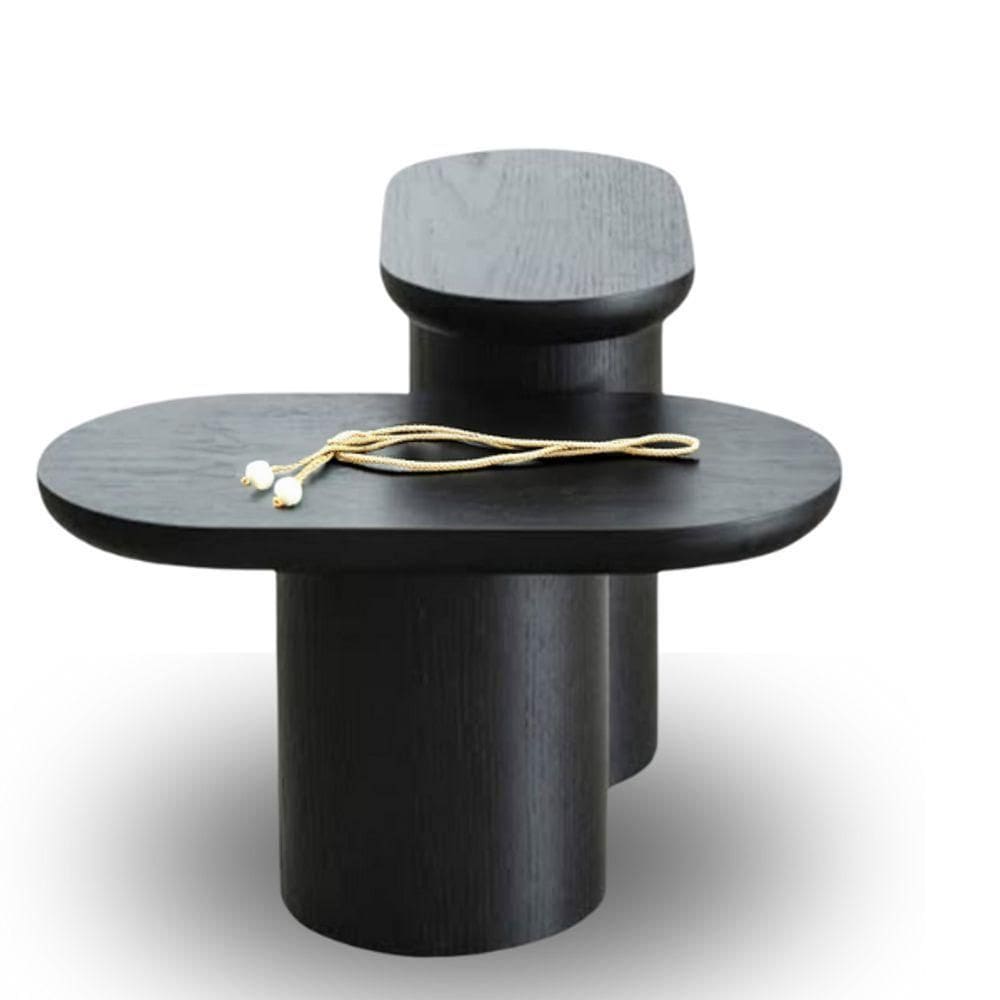 Jogo Mesa De Centro Domino Em ébano