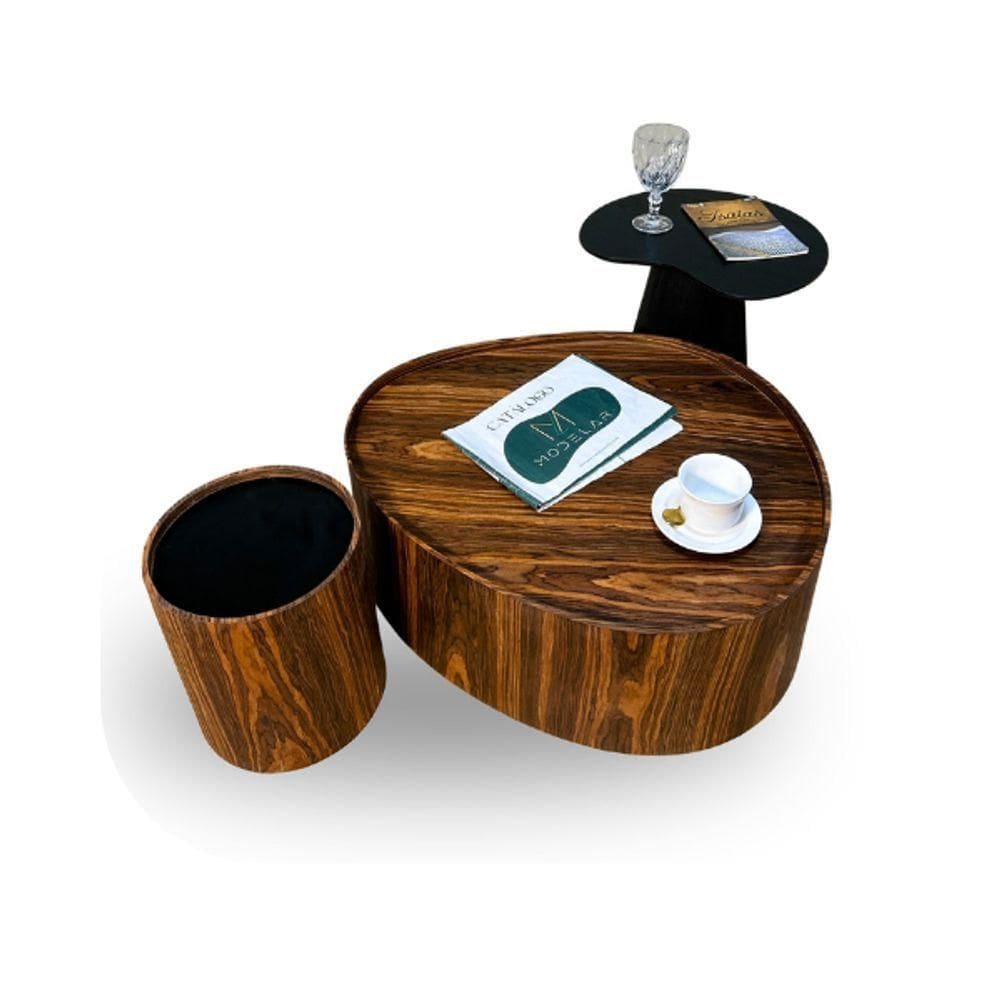 Conjunto Mesas De Centro Orgânica Alicaia