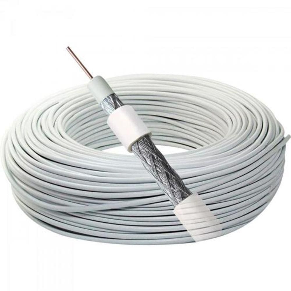 Coaxial 06 Trancado 95% Branco Rolo 100m Megatron