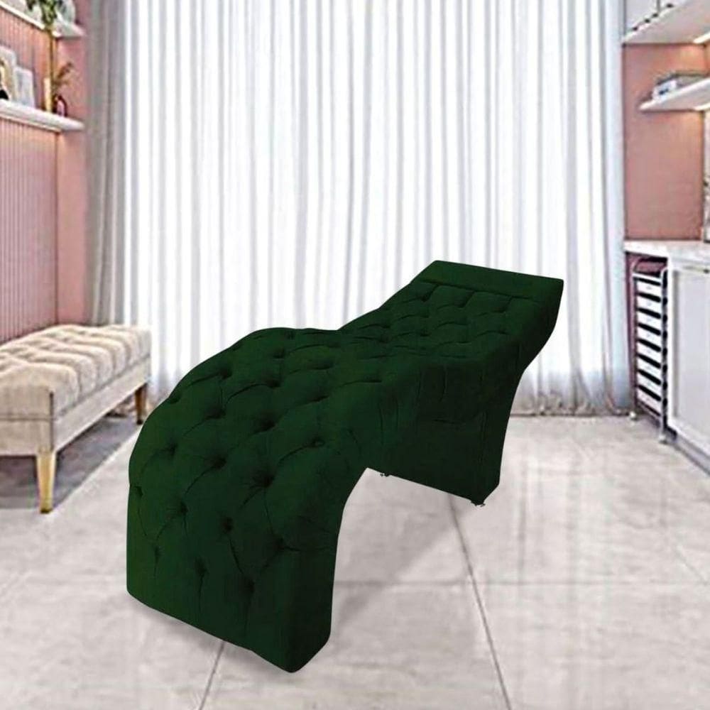 Maca Estofada Estética Cílios Salão Spa Veludo Júlia Verde