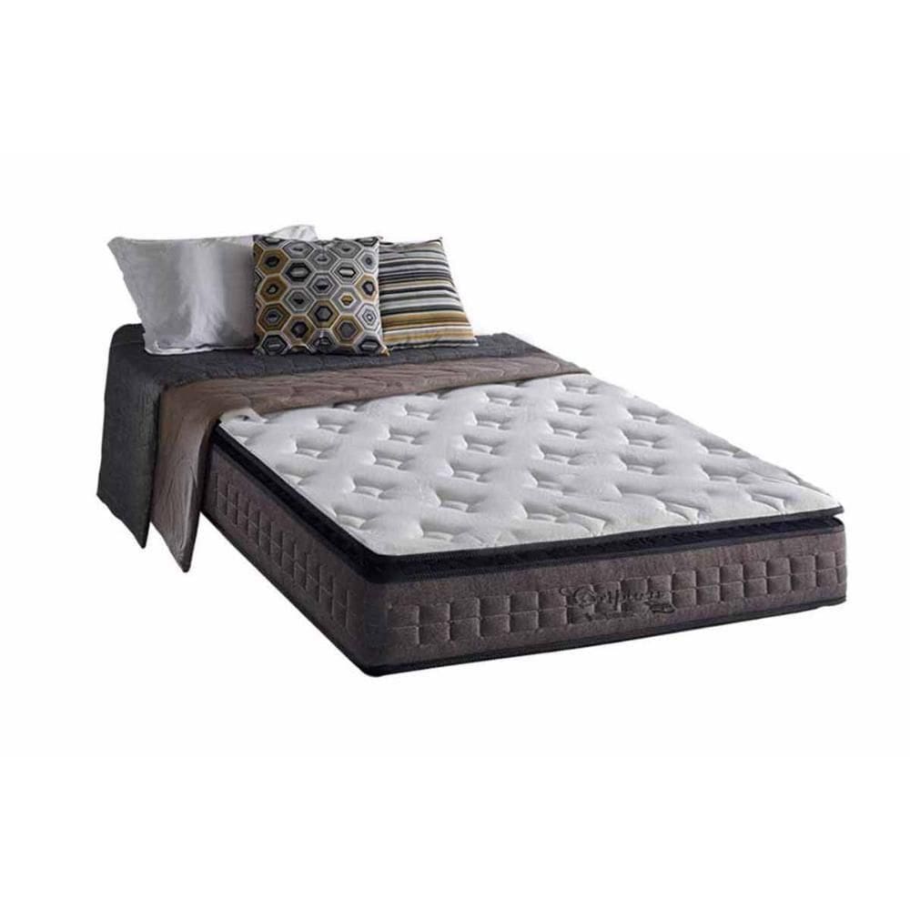 Colchão Solteirão Molas Ensacadas Cripton Visco Gel Pillow Top (96x203x32) - D Angelis