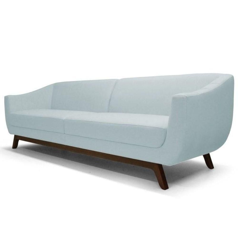 Sofá Atenas 3 Lugares 230cm C12 Branco - Domi