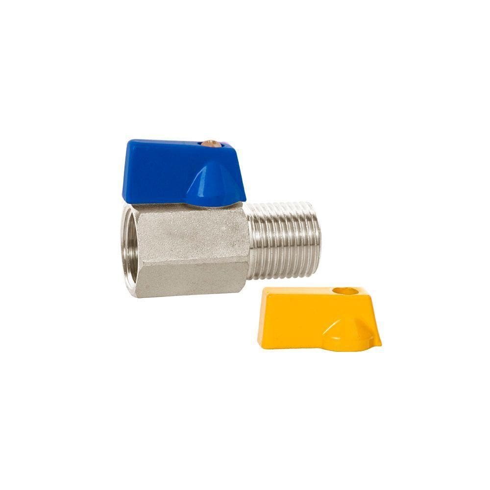 Registro De Esfera Blukit Para Instalação De água Ou Gás Niquelado