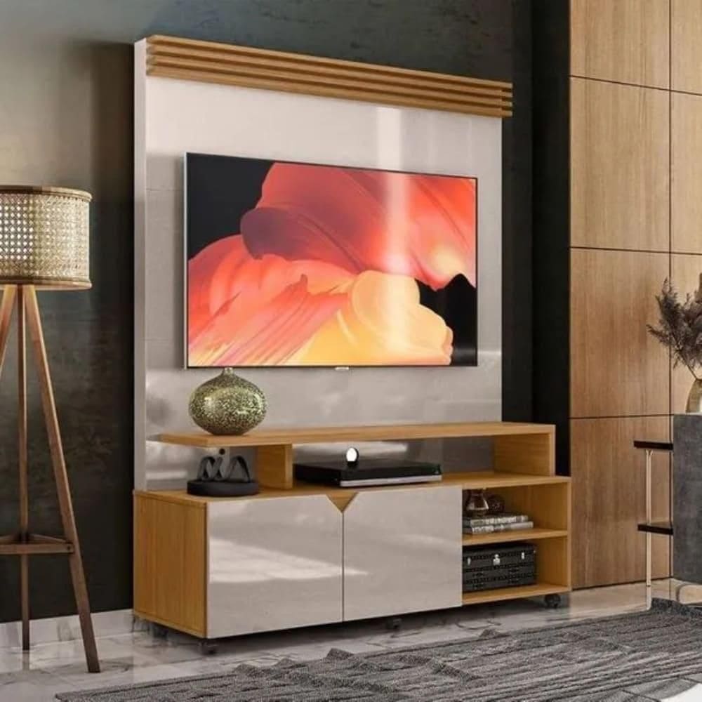 Painel Suporte Timbu Off White Perolizado-tauari