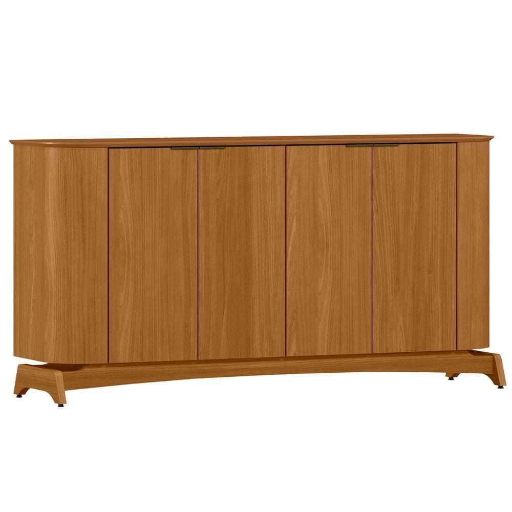 Balcão Aparador Para Sala De Jantar 1,60m Serena Cor Ypê - New Ceval