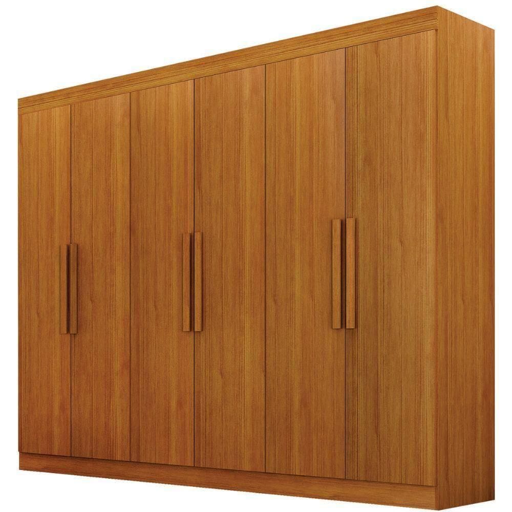 Guarda Roupa Canadá Cinamomo 6 Portas 4 Gavetas Leifer Móveis