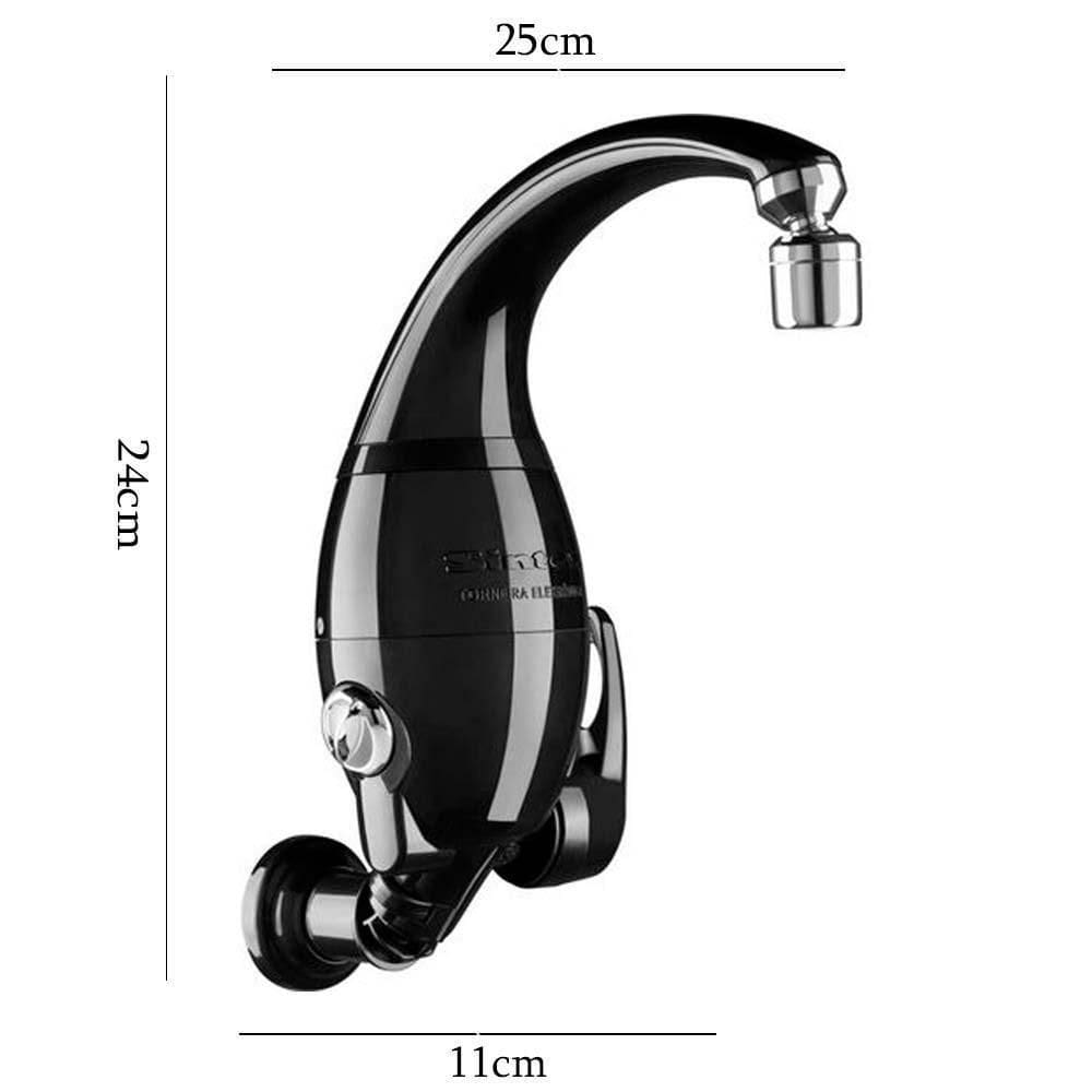 Torneira De Regulagem Eletrônica Com Bica Alta Sintex - Preto Voltagem:220v 220v