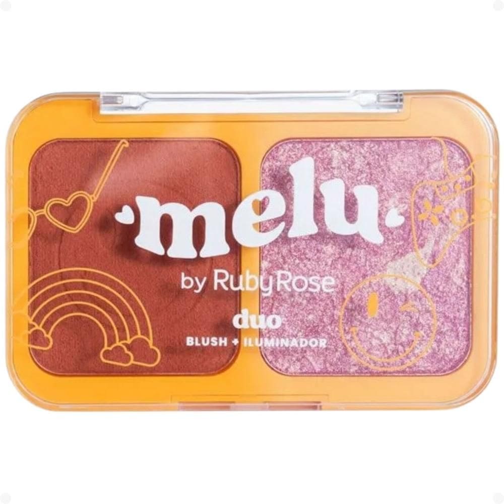 Duo Blush e Iluminador Melu Potion Last Dance RR1002-2