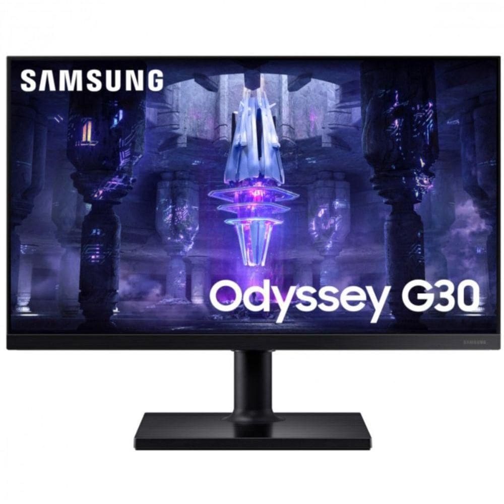 Monitor Samsung Gamer Odyssey G30 24” Fhd 144hz 1ms Freesync Hdmi Inclinaçao - Ls24bg300elmzd