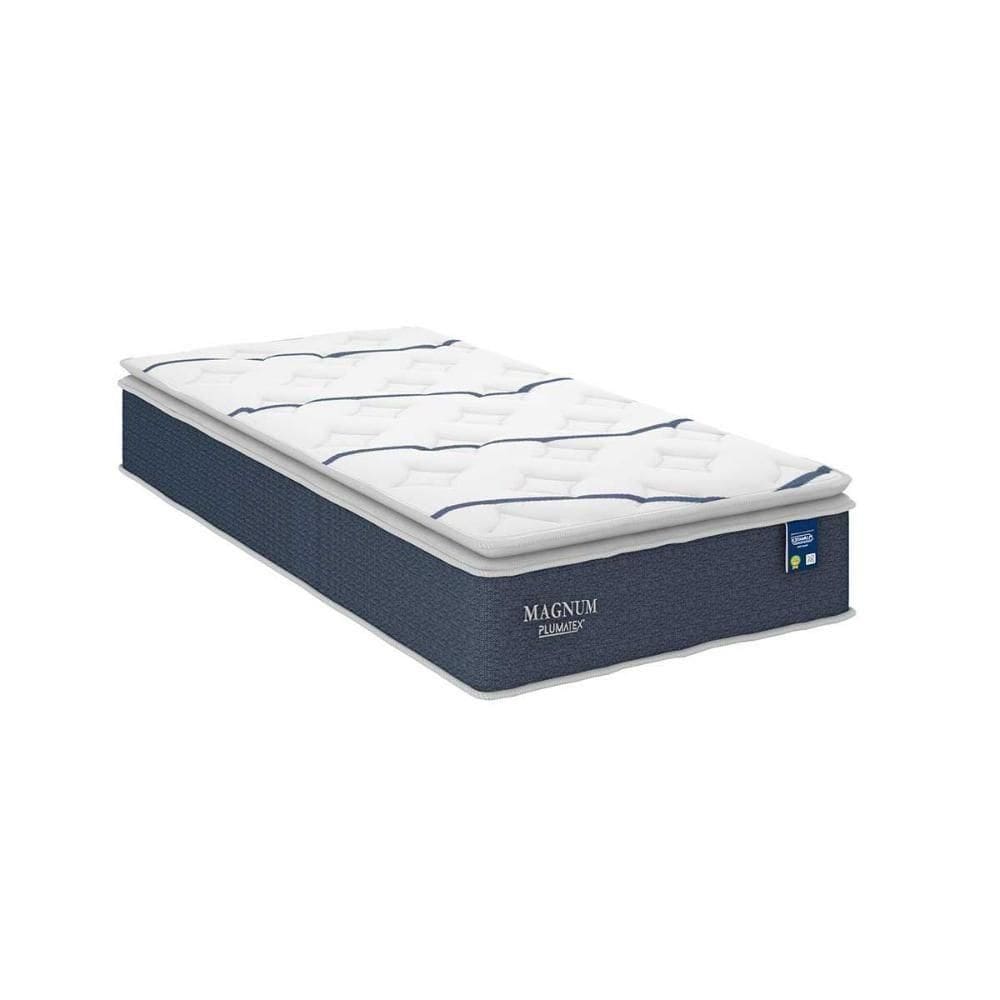 Colchão Solteiro Molas Ensacadas Magnum Pillow Top (88x188x28) - Plumatex