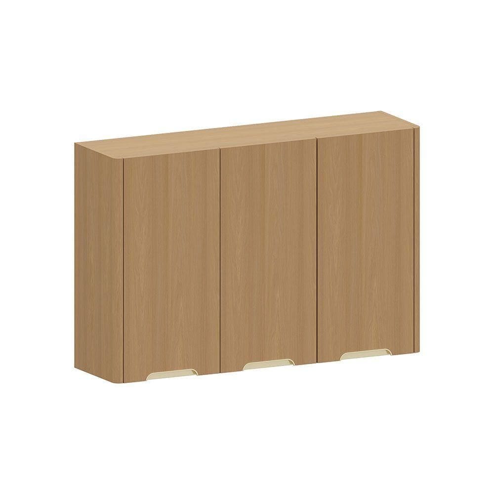 Armário Aéreo Para Cozinha 3 Portas Lúmina Luciane Móveis