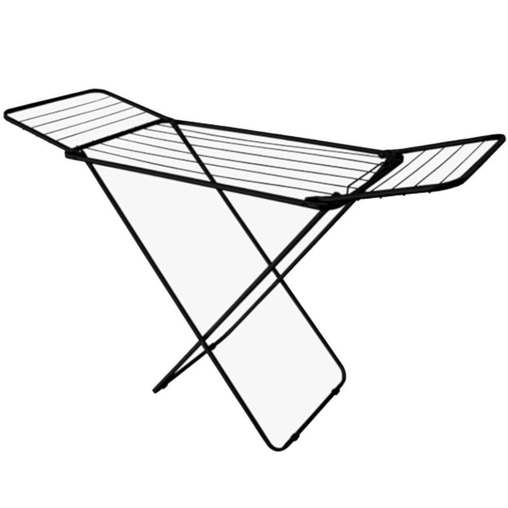 Varal De Chão Com Abas 1,40 Metros Preto - 20090 - Maxeb Varal De Chão Com Abas 1,4 Metros Preto - 20090 - Maxeb