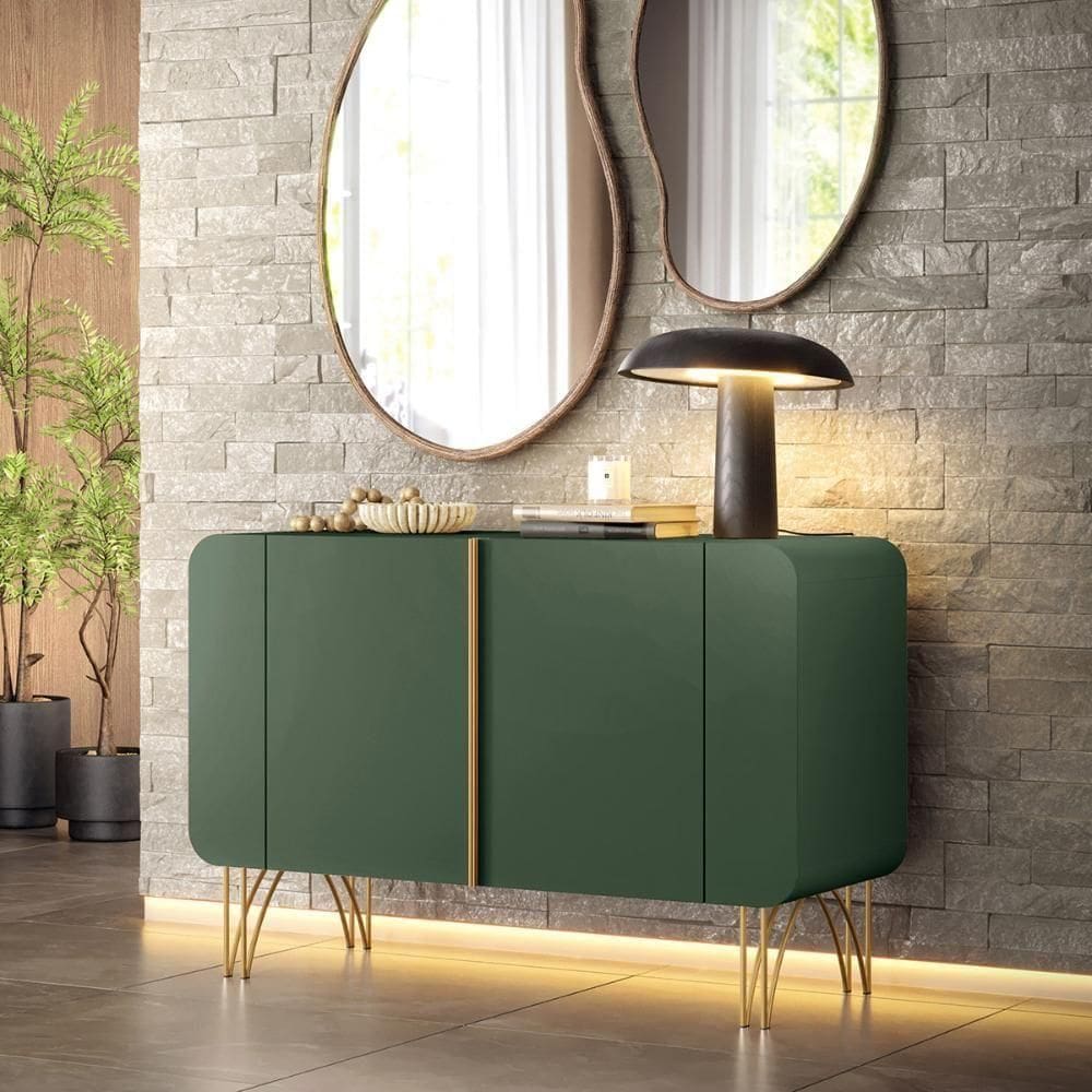 Aparador Buffet Sala Benvenuto Verde Pistache