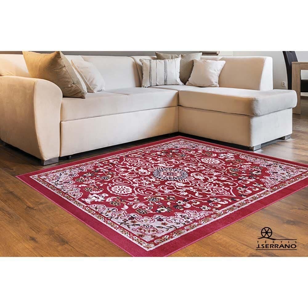 Tapete Para Sala Renaissance Atenas 10 Vermelho 2,00x3,00m