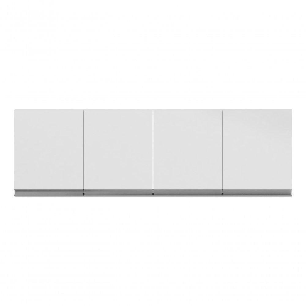 Aéreo Armário Multiuso Andreia P/cozinha 160cm Ajl Cor Preto