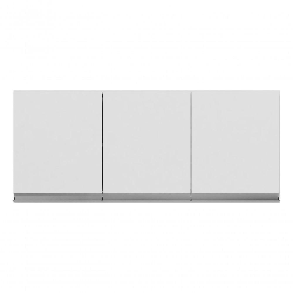 Armário Aéreo Andreia 120cm Ajl Móveis Cor Cinza-escuro