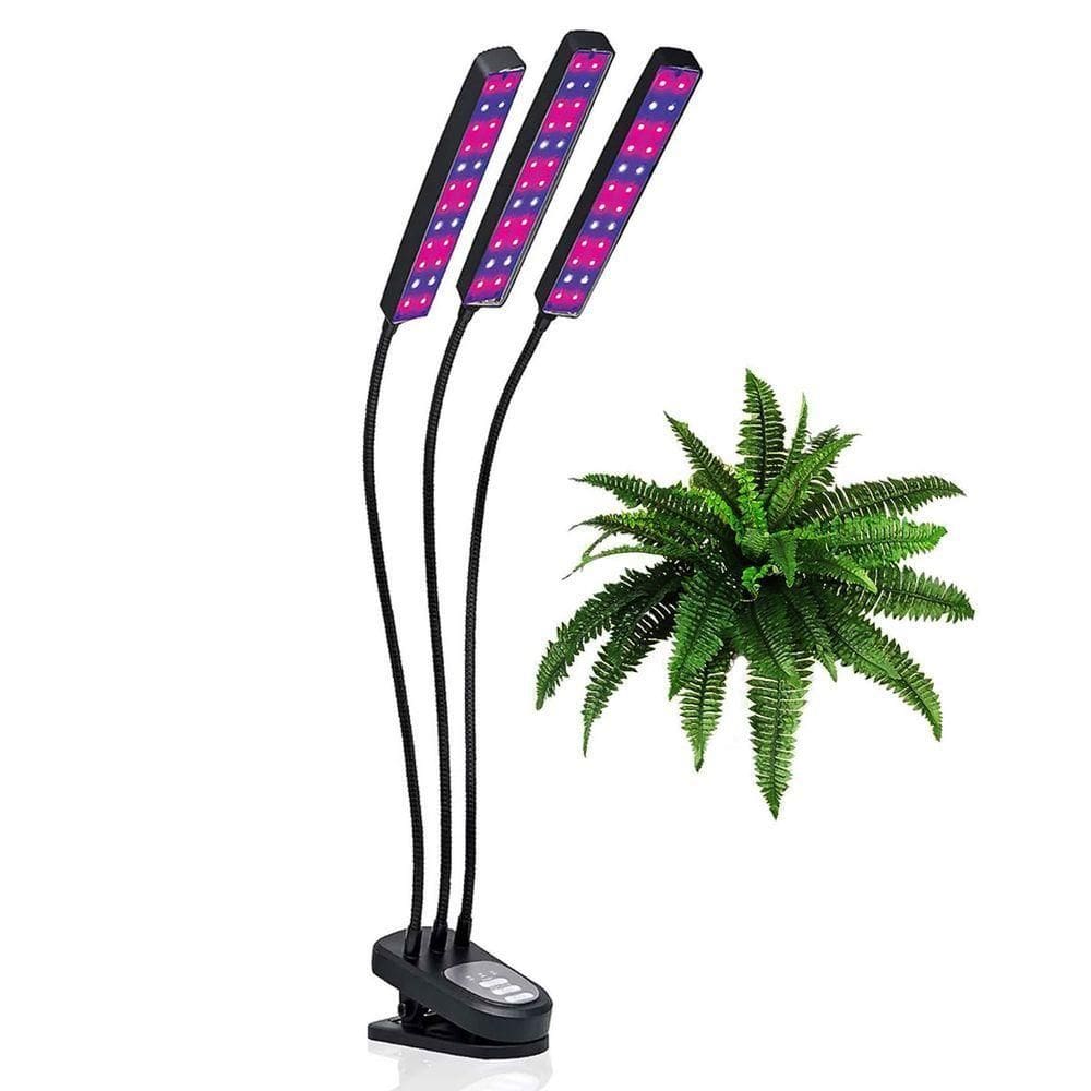 Lampada De Cultivo Planta Luminaria Led Luz Uv Ultravioleta Temporizador Plantaçao Horta Terrario Crescimento Estufa