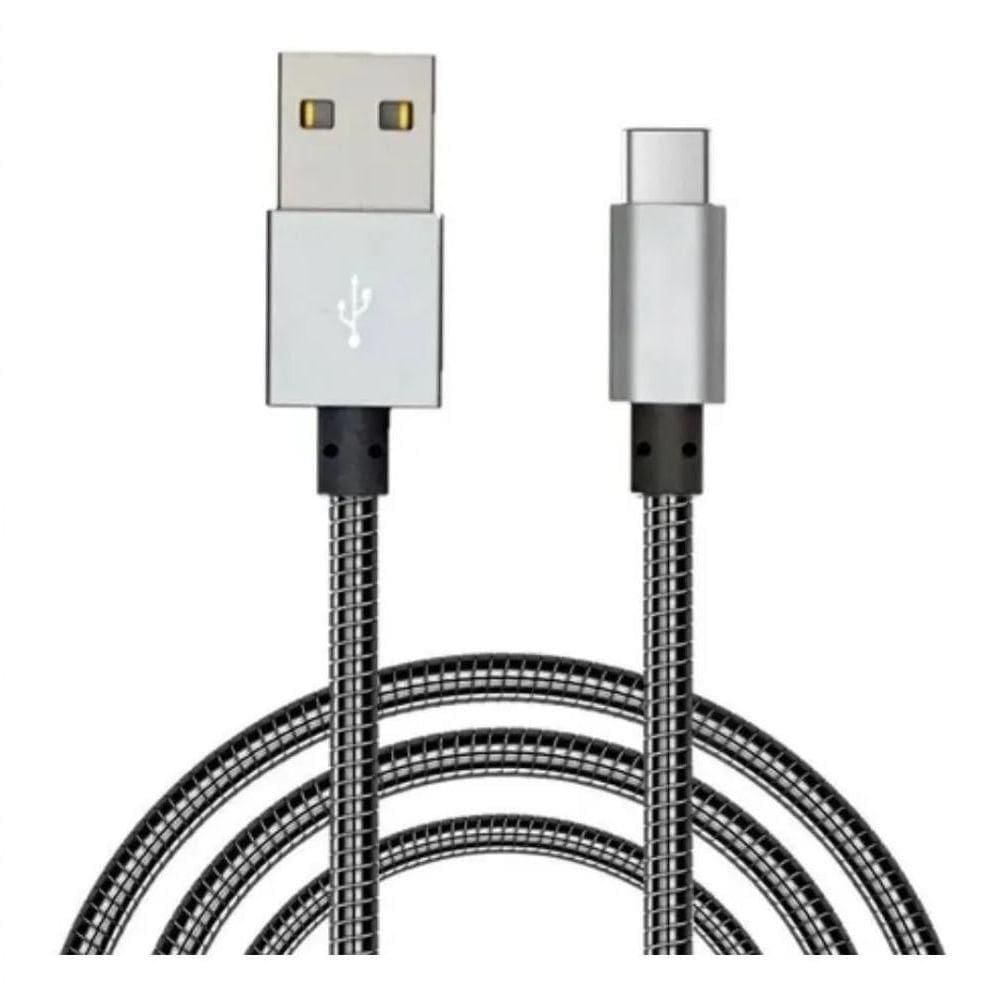 Cabo Carregador Usb C Tipo C Metal Super Reforçado Type C Kingo