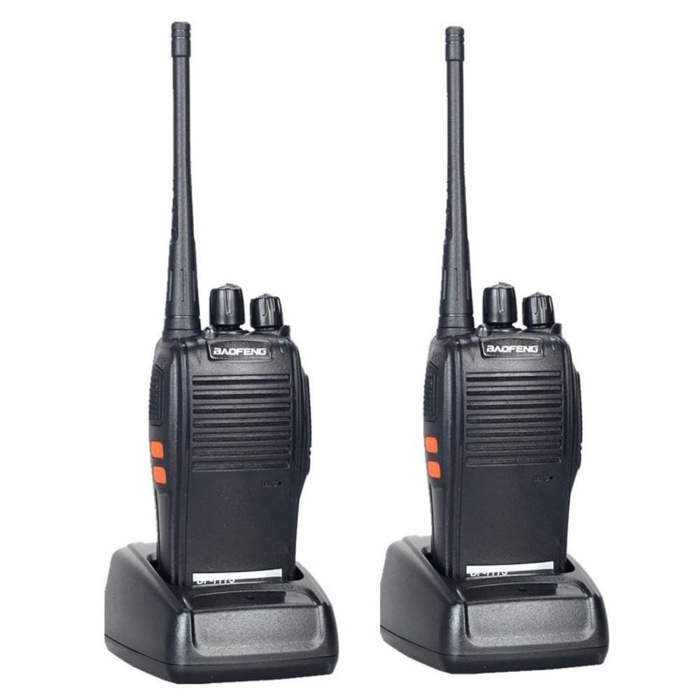Rádio Comunicador Walk Talk 16 Canais Com Fone De Ouvido - Baofeng