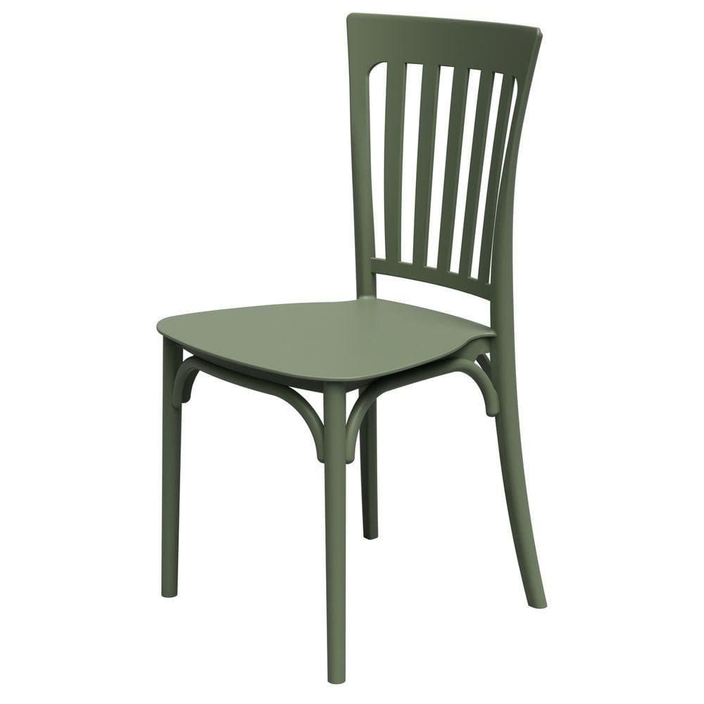 Cadeira Jardim Seven De Polipropileno – Tk Verde