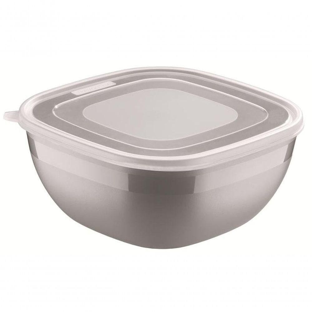 Pote Tramontina Mixcolor Em Polipropileno Cinza 4 Litros