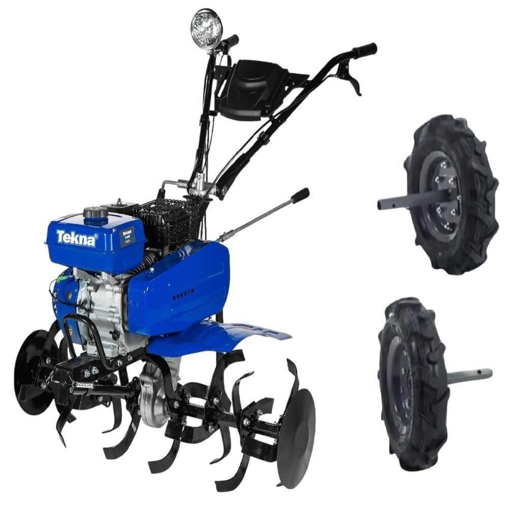 Motocultivador à Gasolina 300mm Tekna 212cc 7hp Com Enxadas Rotativas