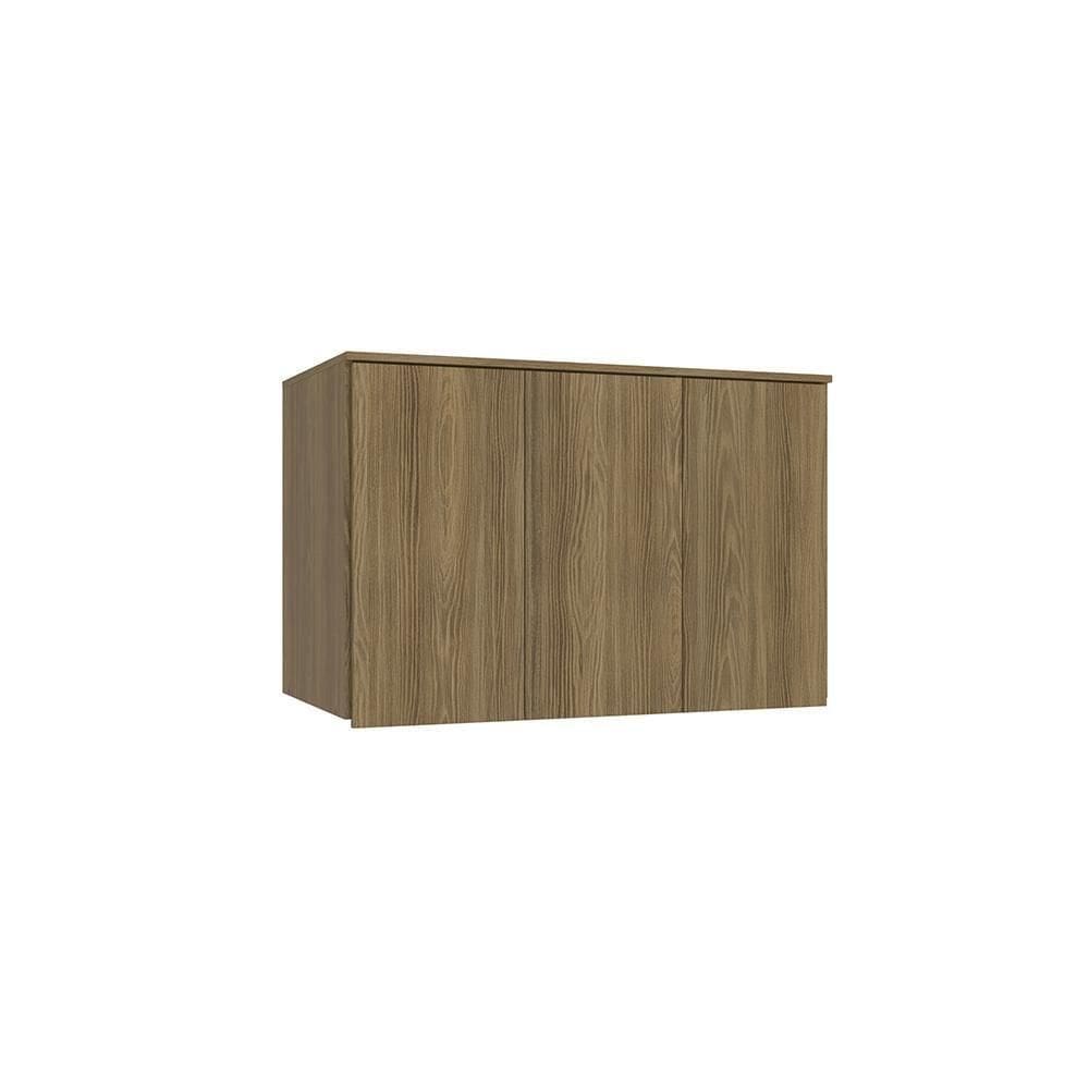 Armário Aéreo 3 Portas Kappesberg Adapt Nogueira