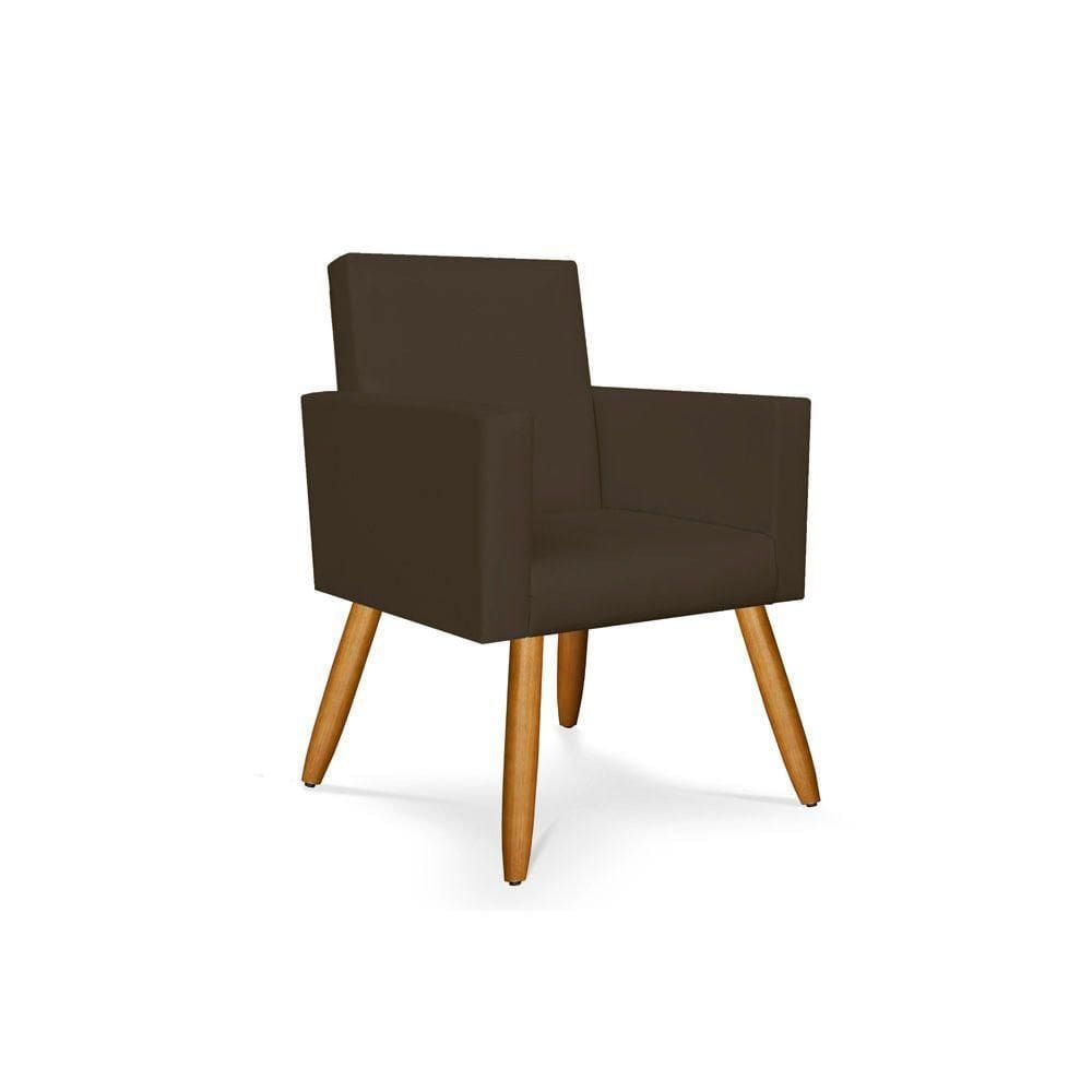 Poltrona Sala Courino Marrom