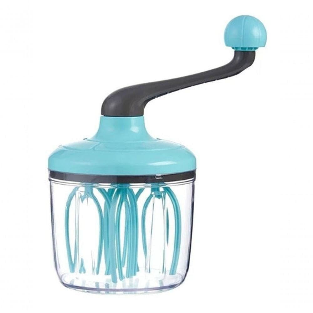 Batedor Batedeira Manual Mixer Recipiente Ovos Creme Massa