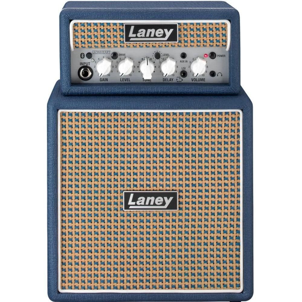 Mini Amplificador Para Guitarra Laney Ministack-b-lion Azul
