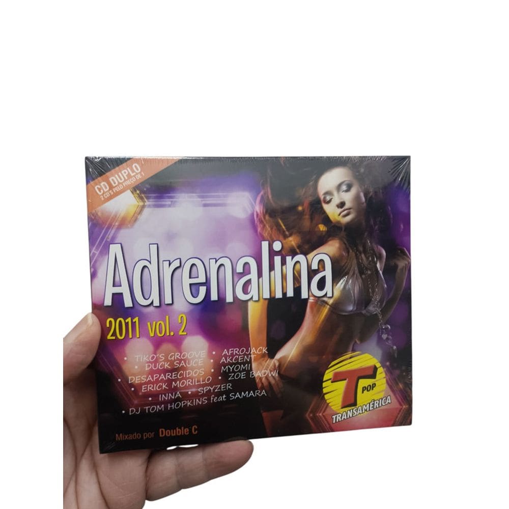 CD Adrenalina 2011 Vol. 2 Transamérica Pop Varios (Duplo)