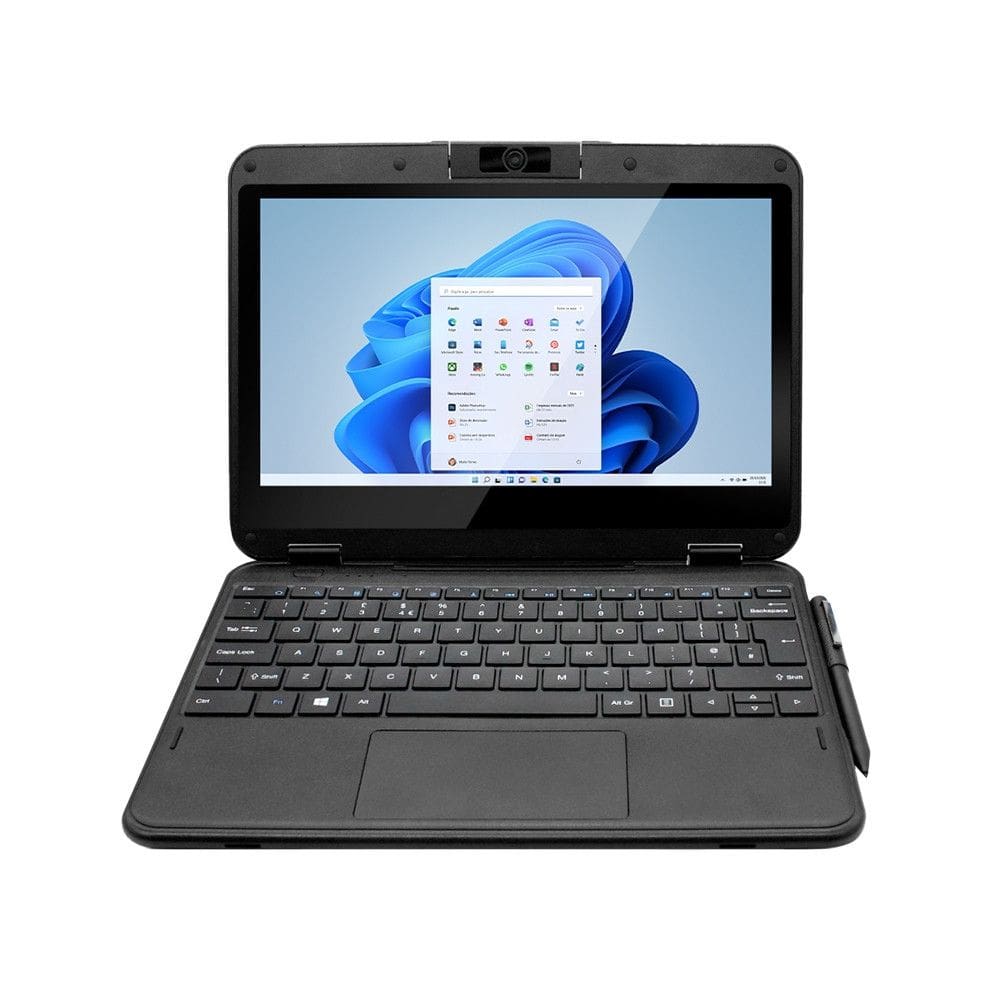 Notebook Infantil 2 em 1 Ultra, Windows 11 Home, Processador Intel Celeron, 128GB 4GB, Tela 11.6 Pol. - UB210