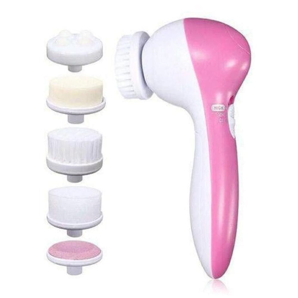 Kit 4 Massageador Facial Corporal E Limpeza De Pele 5 Em 1