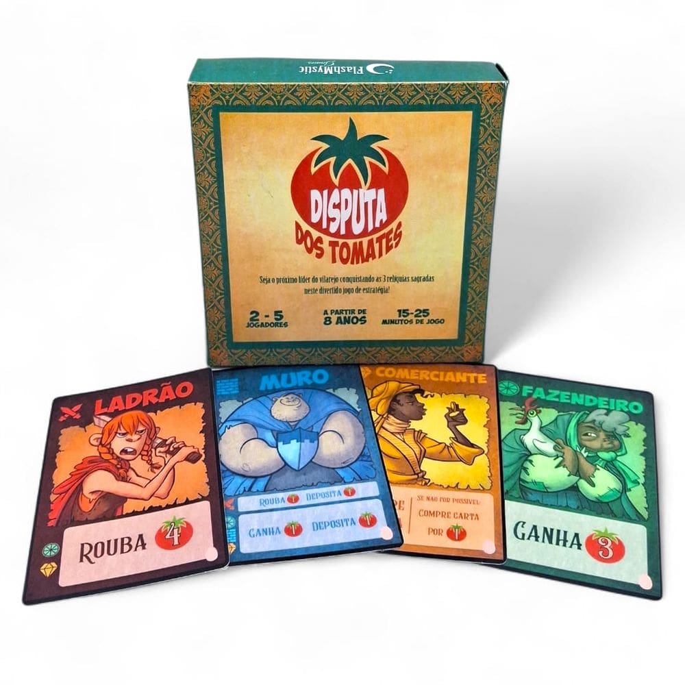 Jogo Estratégia Disputa dos Tomates Simples Divertido