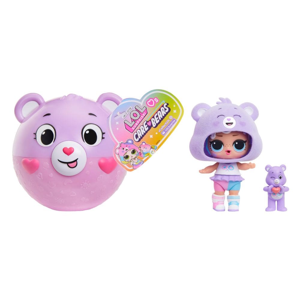Bonecas LOL Surprise Loves Care Bears Tots com acessórios